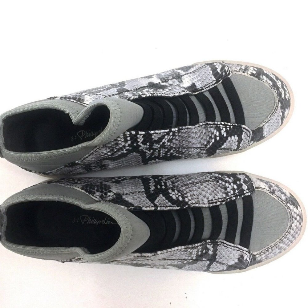 3.1 PHILLIP LIM Hightop "Morgan"  Sneakers Sz 7.5 - Picture 4 of 8